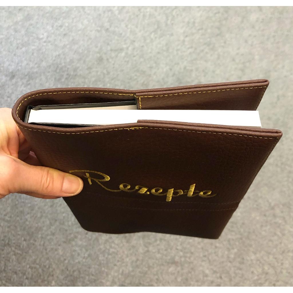 Notizbuch A5 mit Bestickung