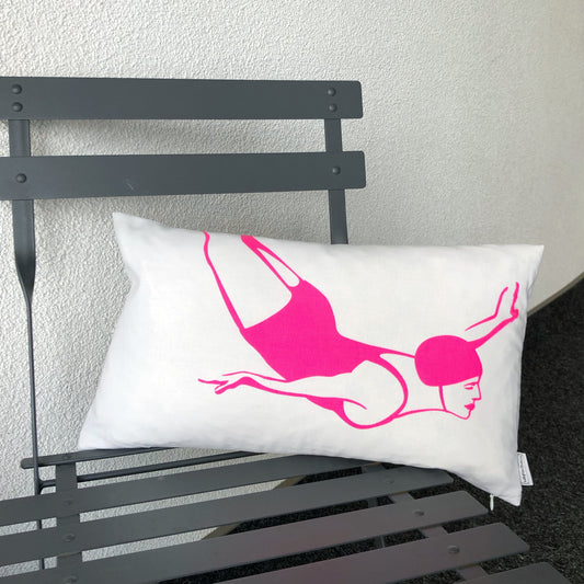 Kissen Jump Neon Pink Badenixe
