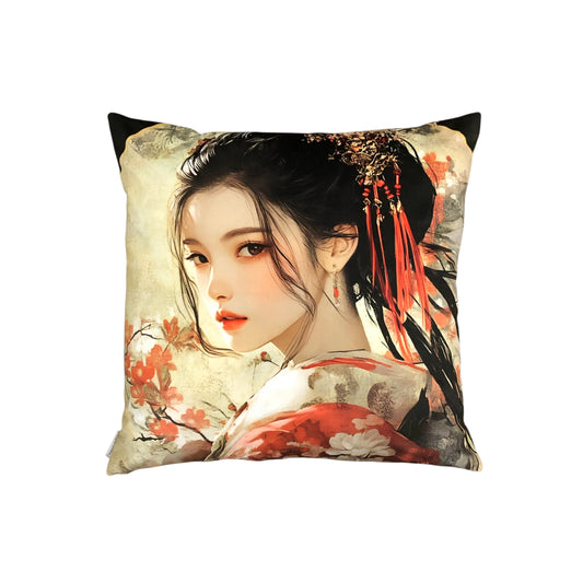 Samtweiches Kissen Geisha