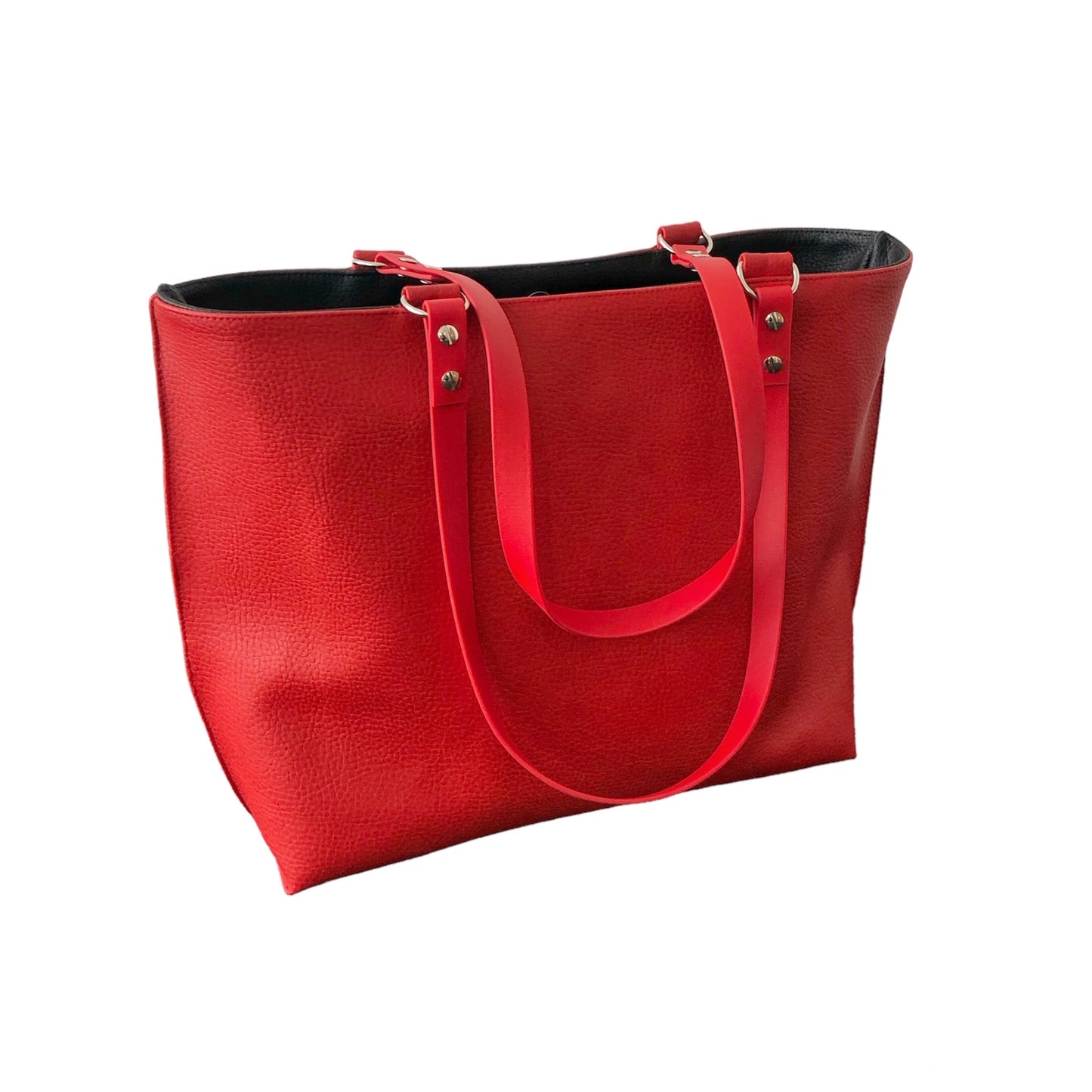 Shoppertasche Flame Rot handgefertigt von wagnerstrasse.de