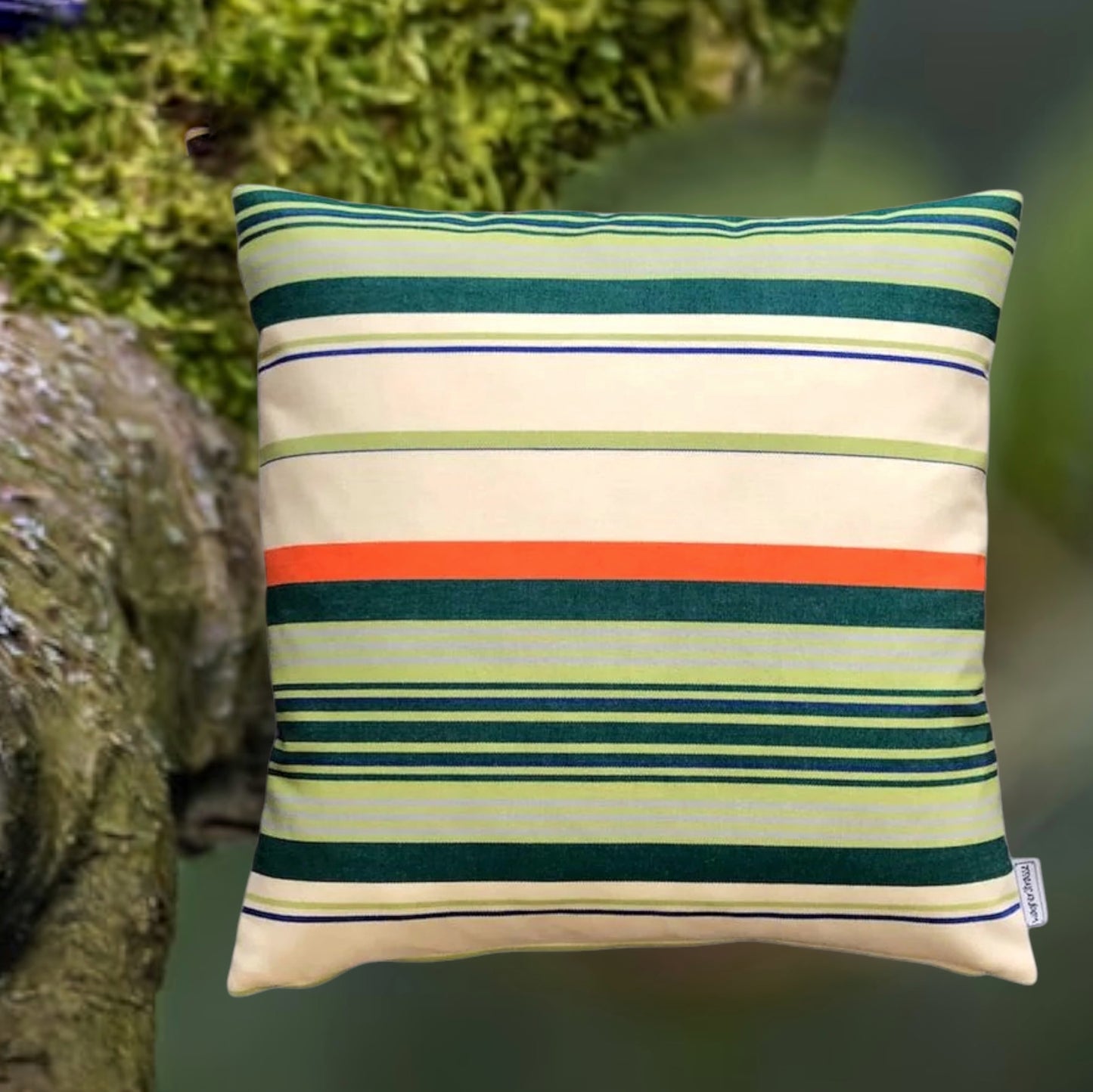 Outdoor Kissen Retro Streifen
