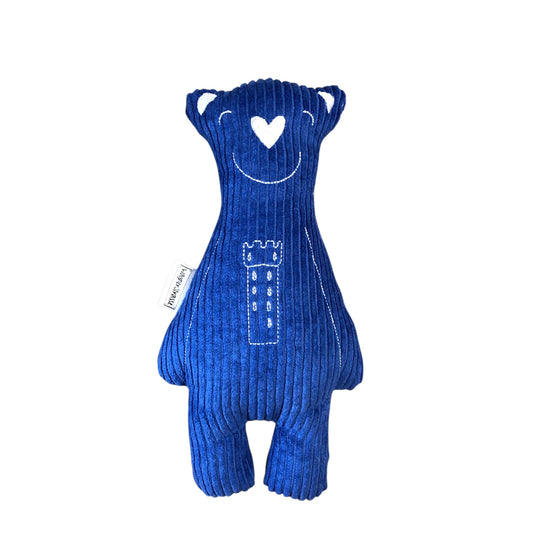 Liebhabär in blau weiß mit Mehlsack Stickerei