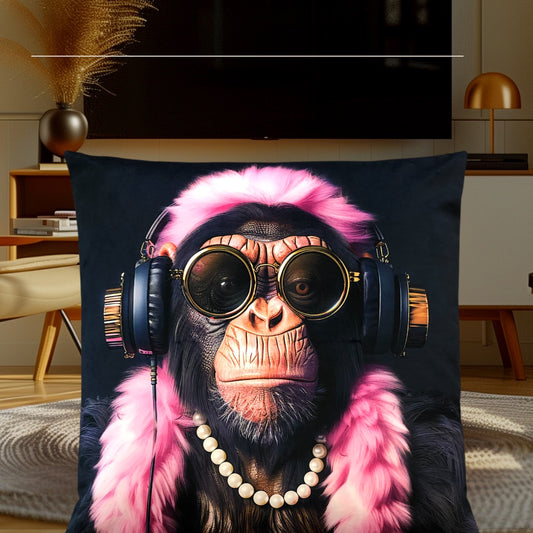 Cooles samtweiches Kissen Affe