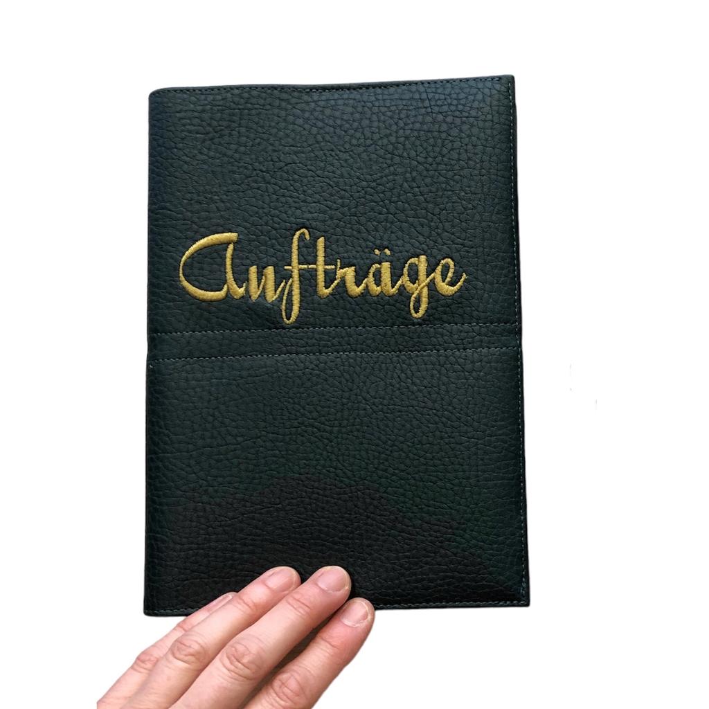 Notizbuch A5 mit Bestickung
