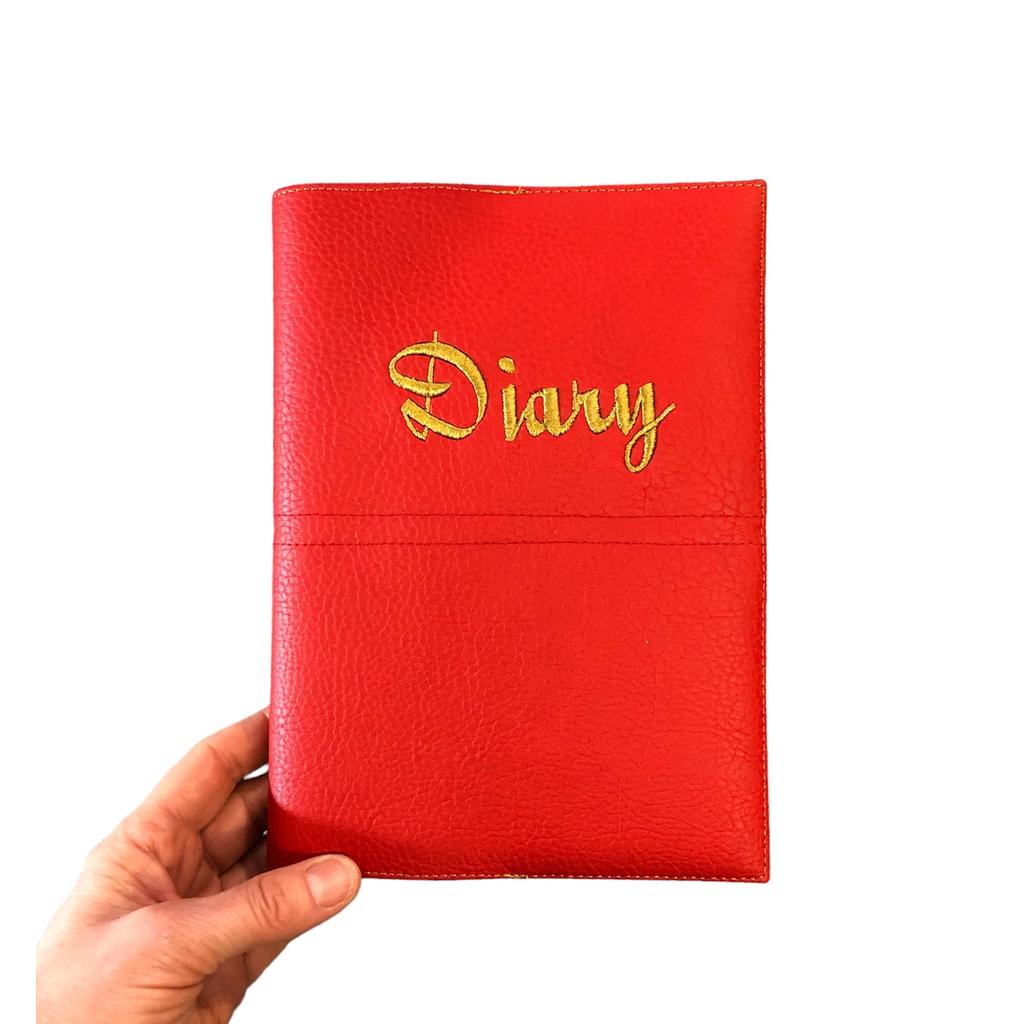 Notizbuch A5 mit Bestickung