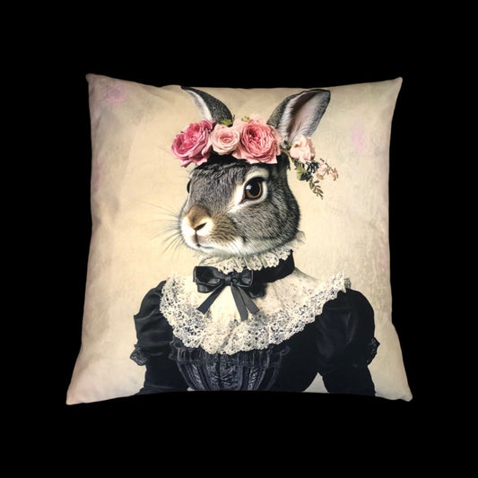 Cooles samtweiches Kissen süsser Hase