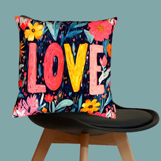 Cooles samtweiches Kissen LOVE