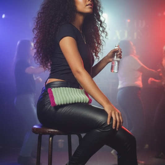 Kuscheliges Tanz Täschchen mit Fransen