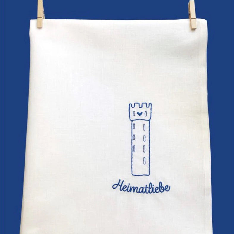 Geschirrtücher, Handtücher bestickt