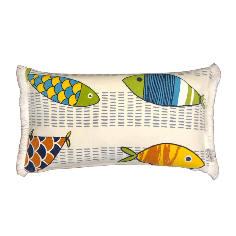 Fische Kissen rechteckig 30x50 cm