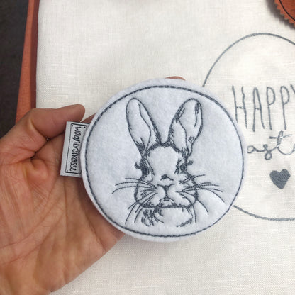 Getränke Untersetzer mit Osterhase