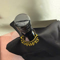 Bestickte Serviette Flaschentuch Schampus Mehlsack