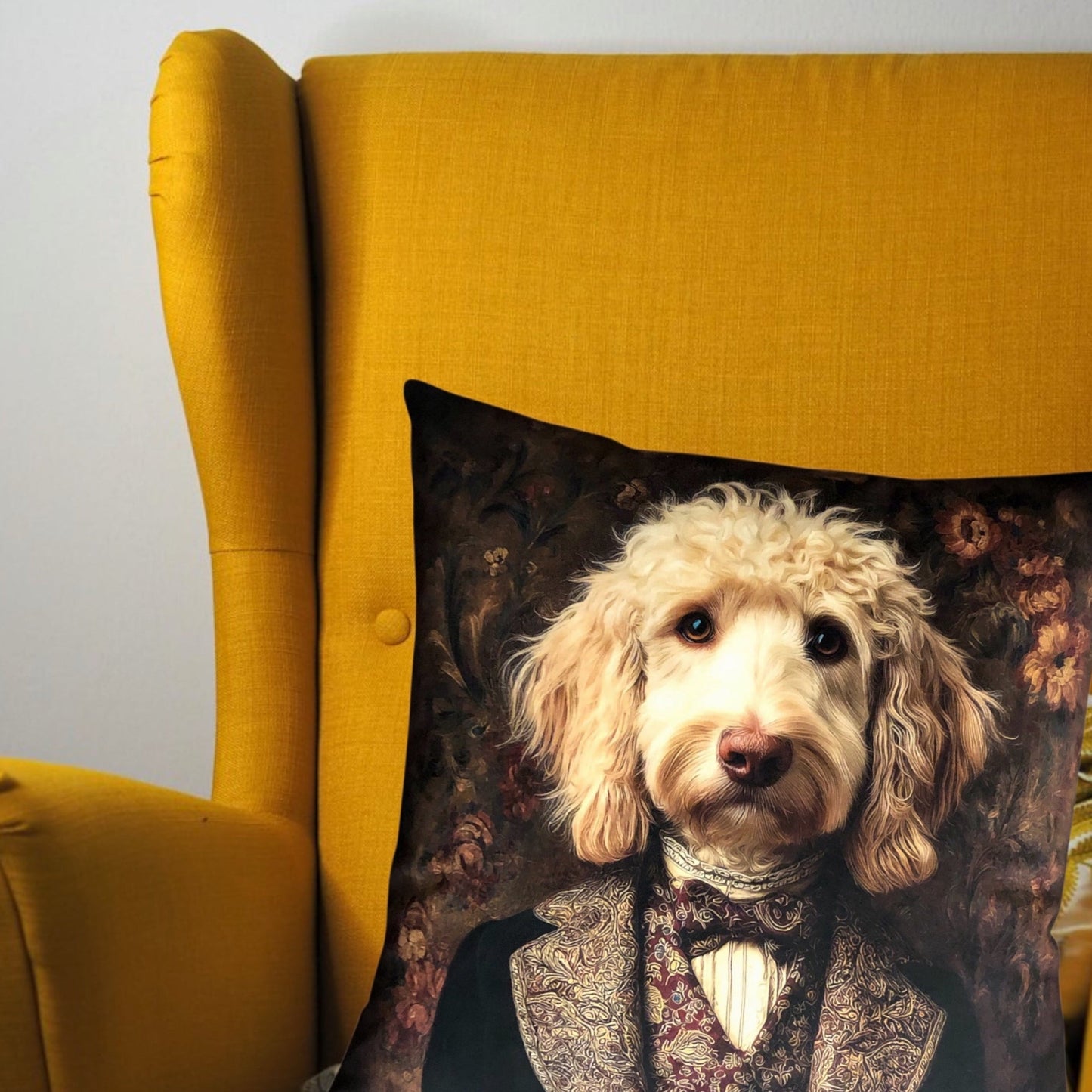 Cooles samtweiches Kissen Pudel