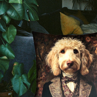 Cooles samtweiches Kissen Pudel