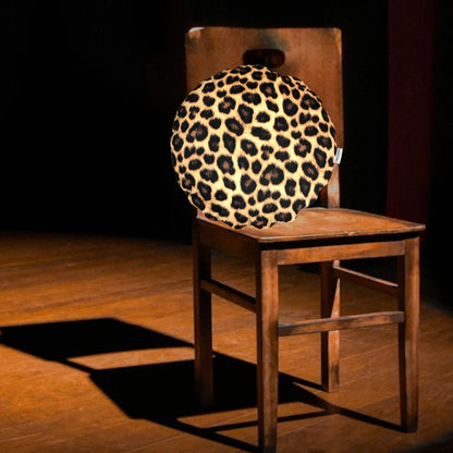 Rundes Leo Kissen samtweich