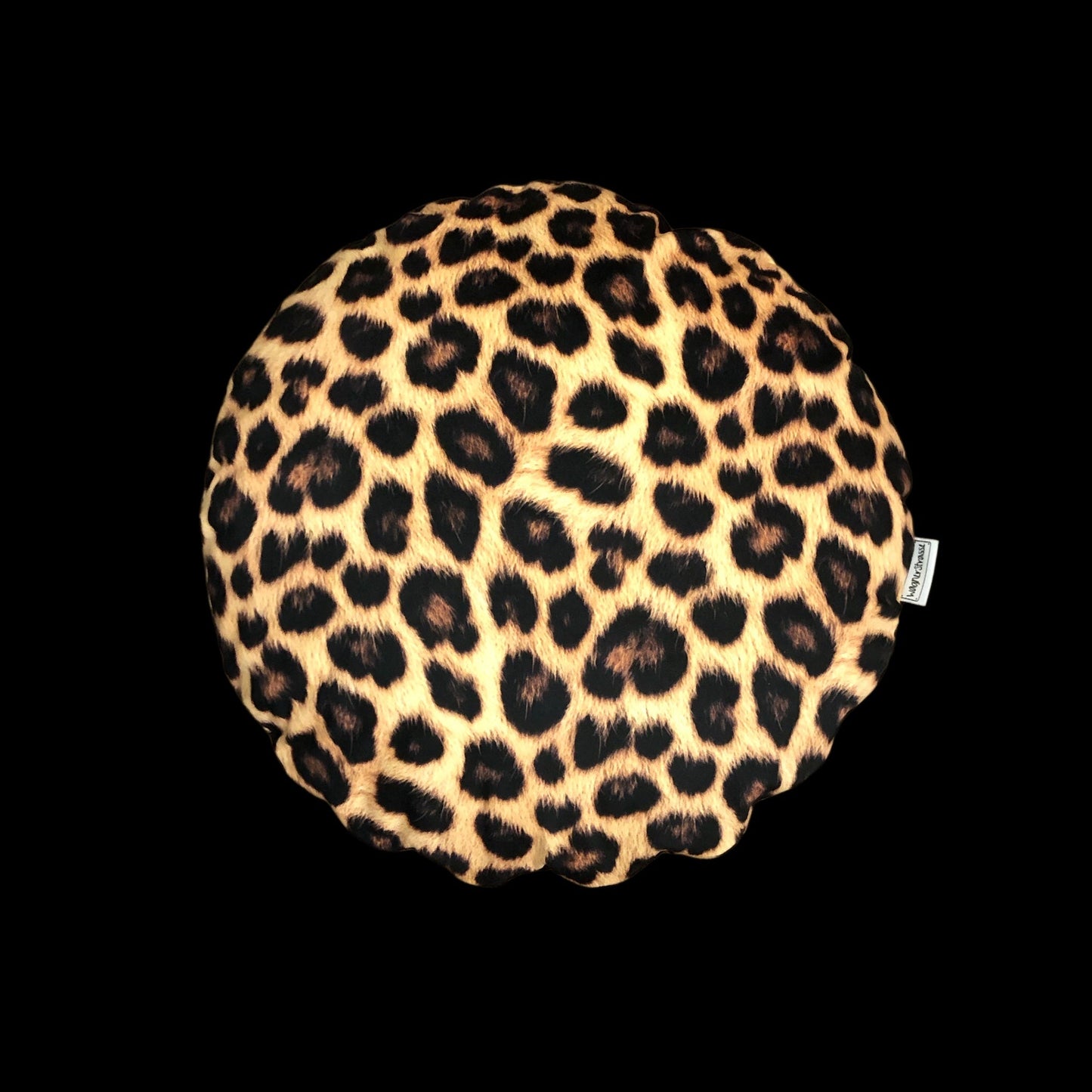 Rundes Leo Kissen samtweich