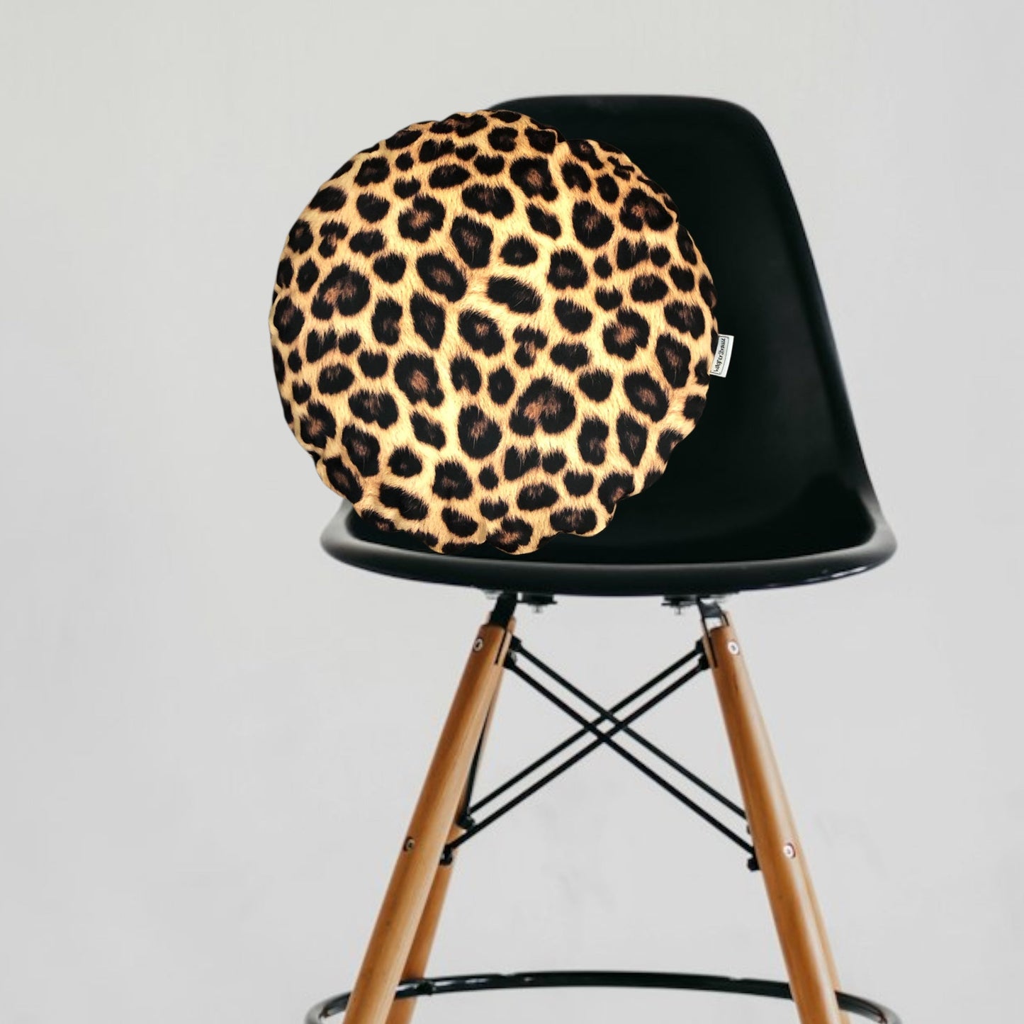 Rundes Leo Kissen samtweich