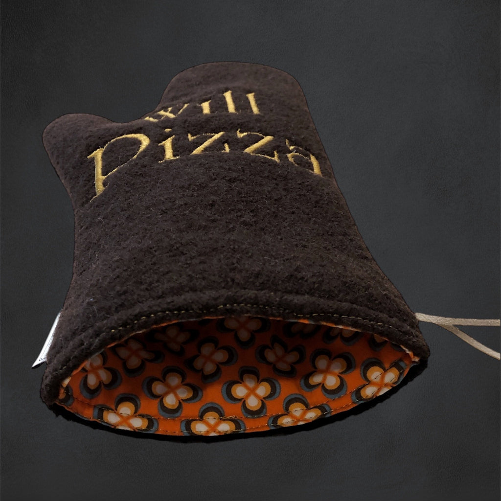 Ofenhandschuh mit  Stickerei
