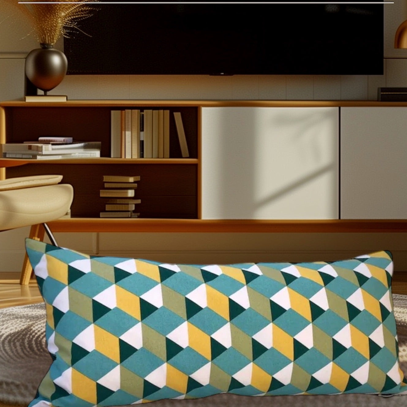 Kissen im ArtDeco-Stil 40x80 cm