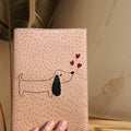Notizbuch mit Bestickung