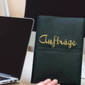 Notizbuch mit Bestickung