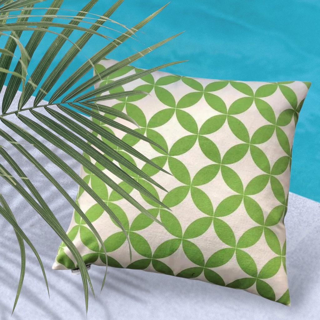 Outdoor Kissen Retro Kreise