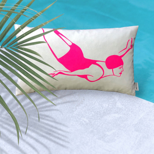 Kissen Jump Neon Pink Badenixe