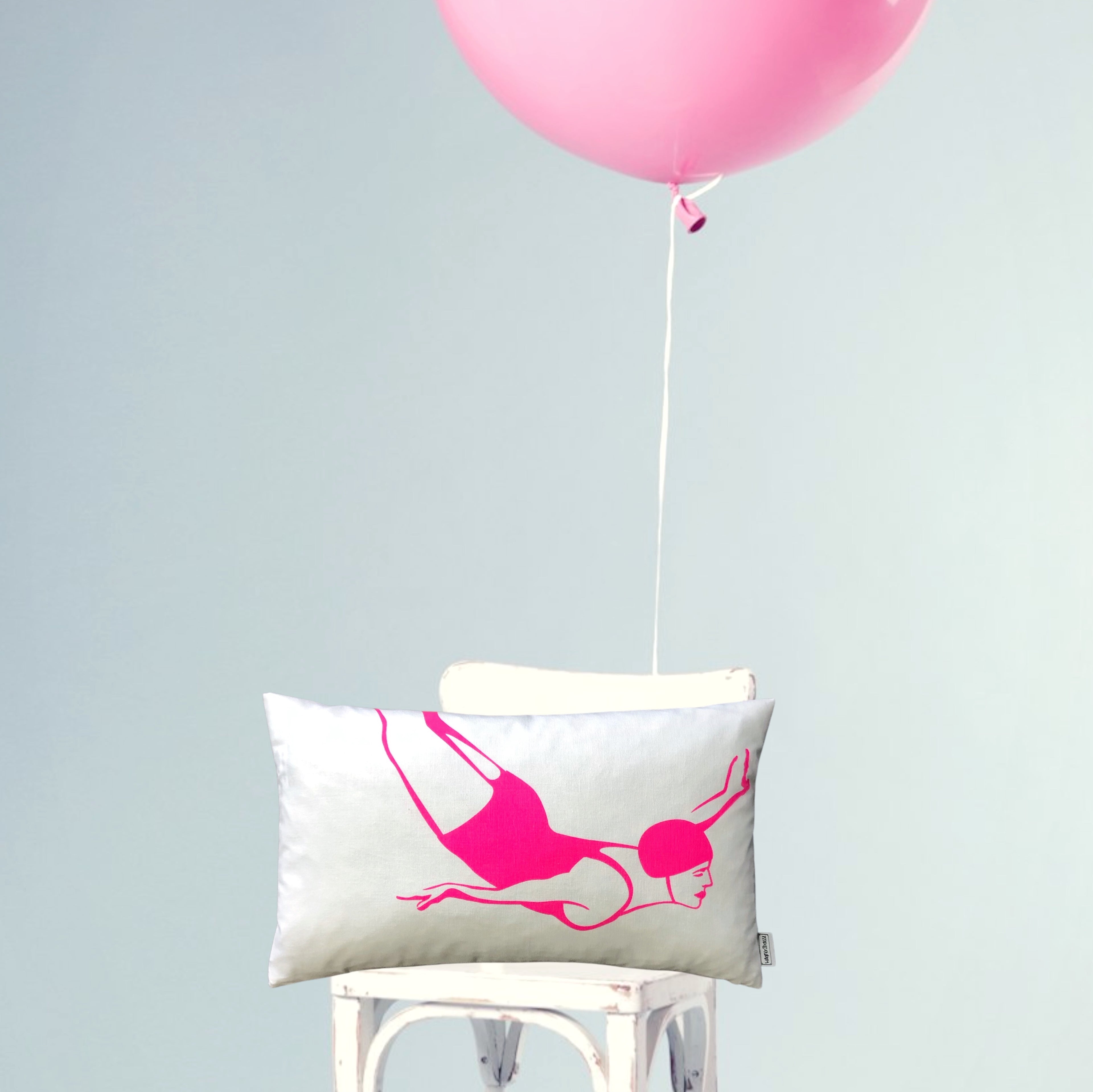 Kissen Jump Neon Pink Badenixe