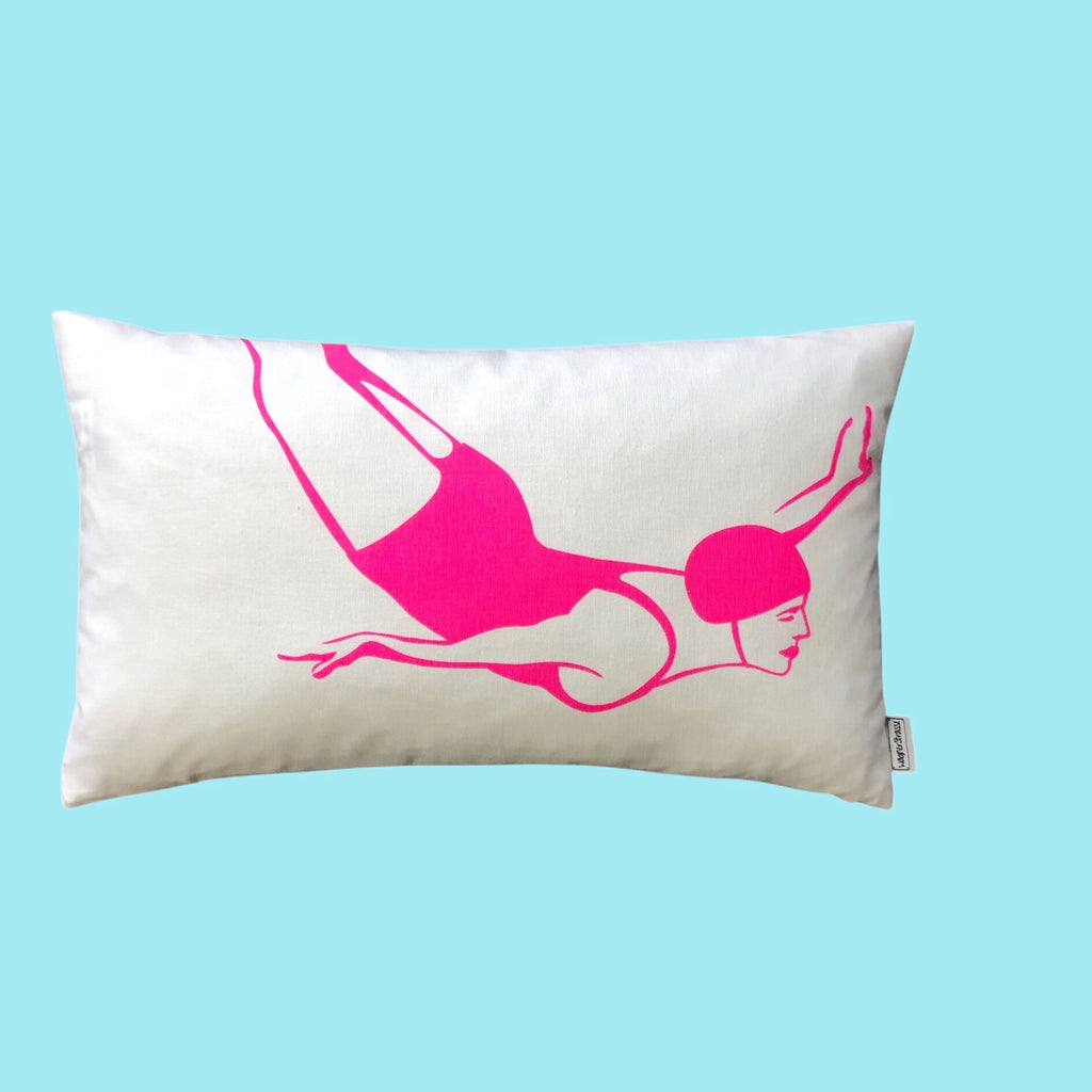 Kissen Jump Neon Pink Badenixe