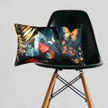 Samt Kissen Schmetterling Jungle 30x50 cm