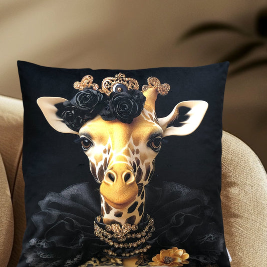 Cooles samtweiches Kissen Giraffe
