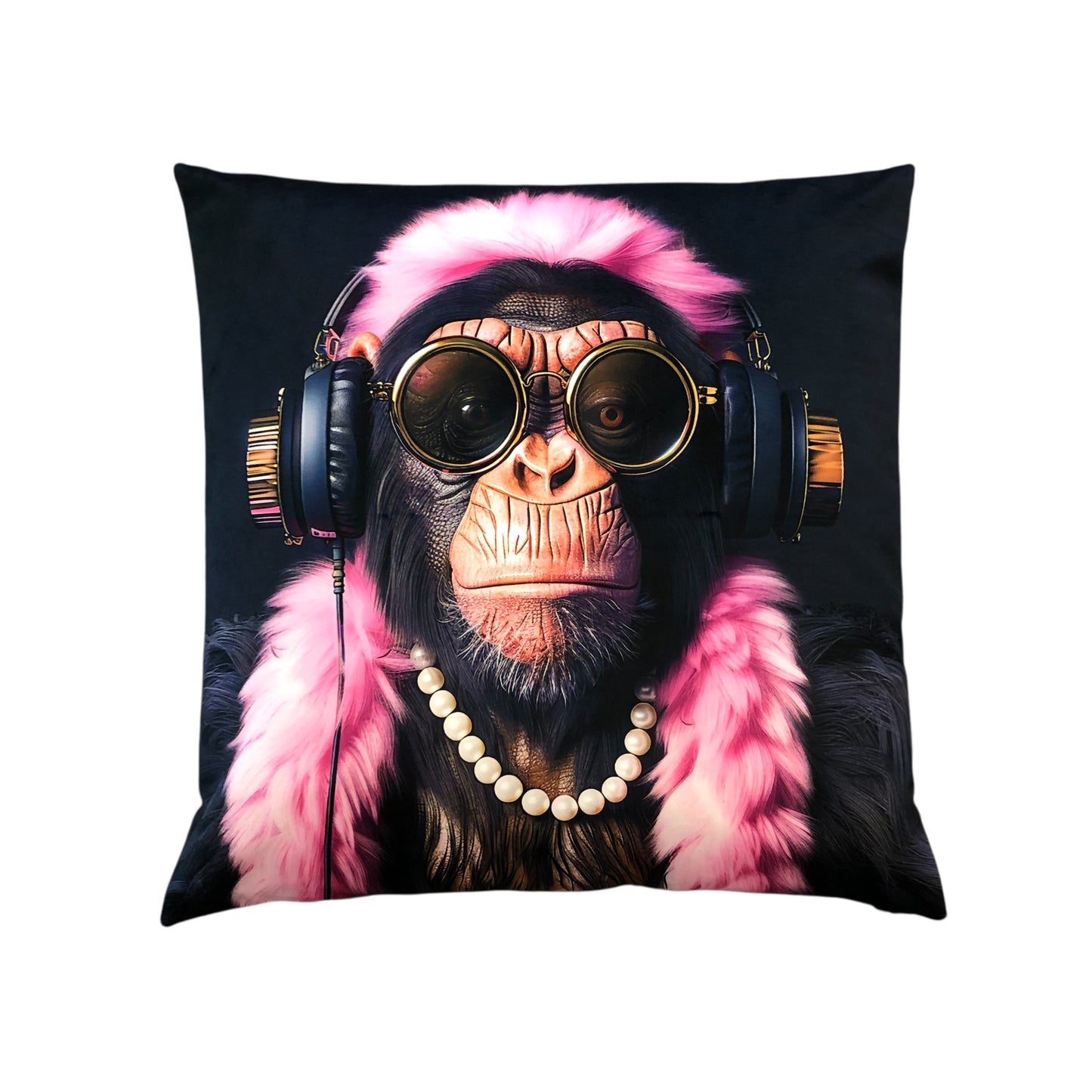 Cooles samtweiches Kissen Affe
