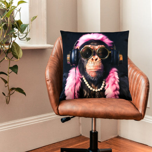Cooles samtweiches Kissen Affe