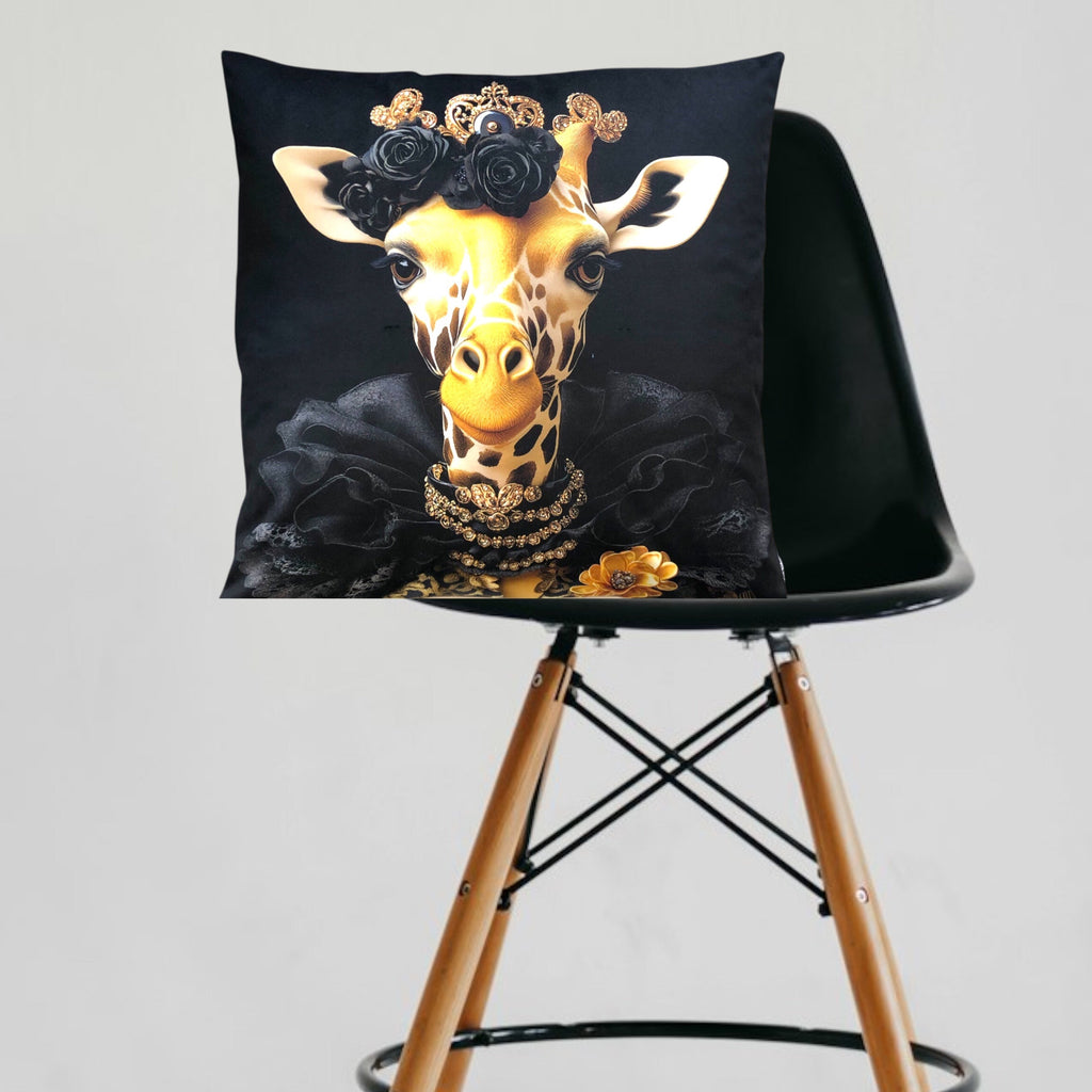 Cooles samtweiches Kissen Giraffe