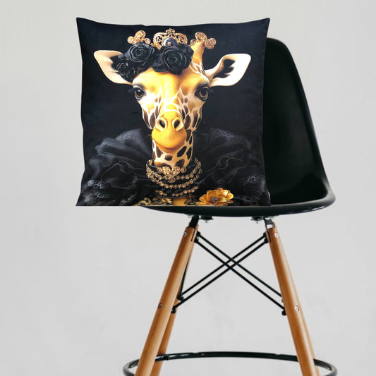 Cooles samtweiches Kissen Giraffe