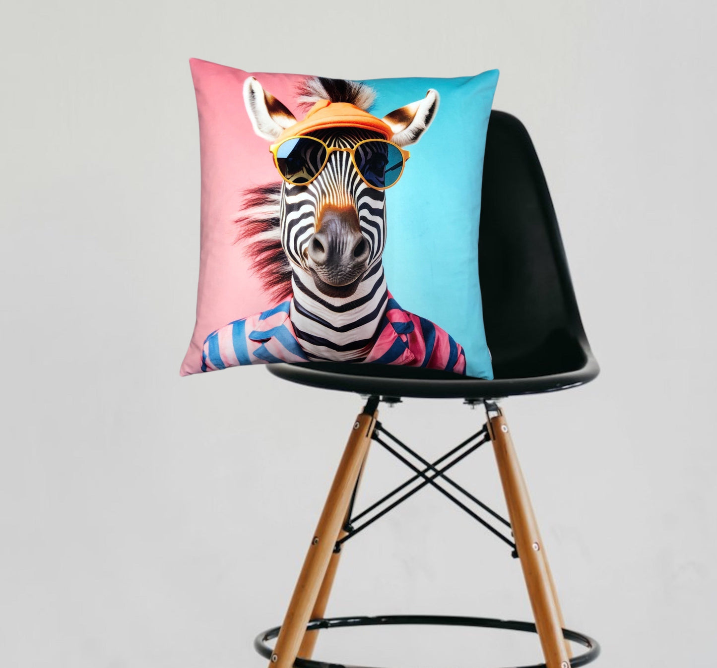Cooles samtweiches Kissen Zebra