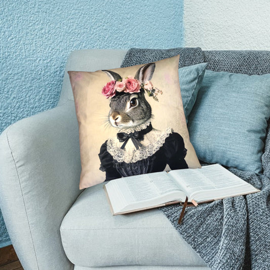 Cooles samtweiches Kissen süsser Hase