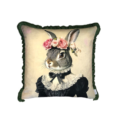 Cooles samtweiches Kissen süsser Hase