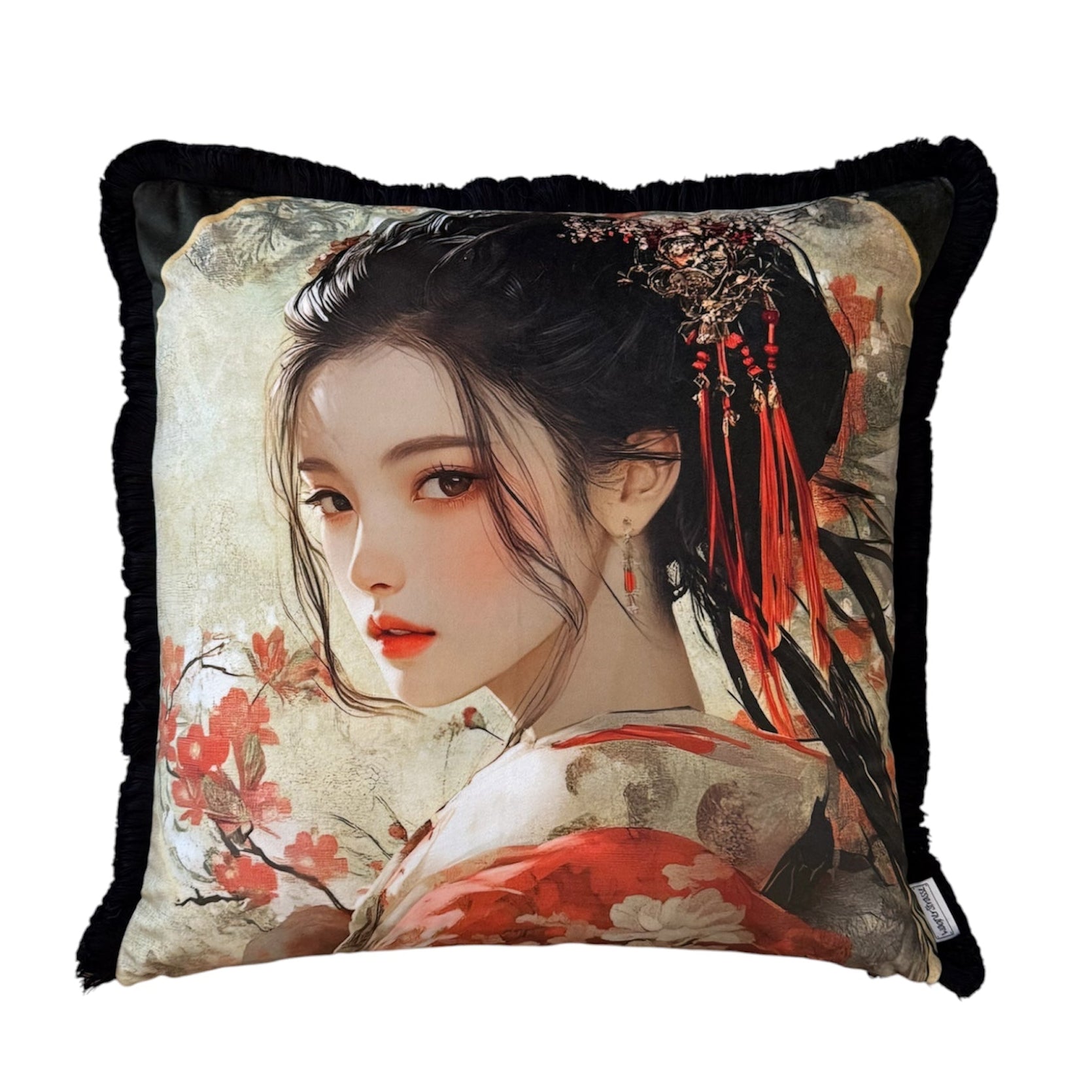 Samtweiches Kissen Geisha