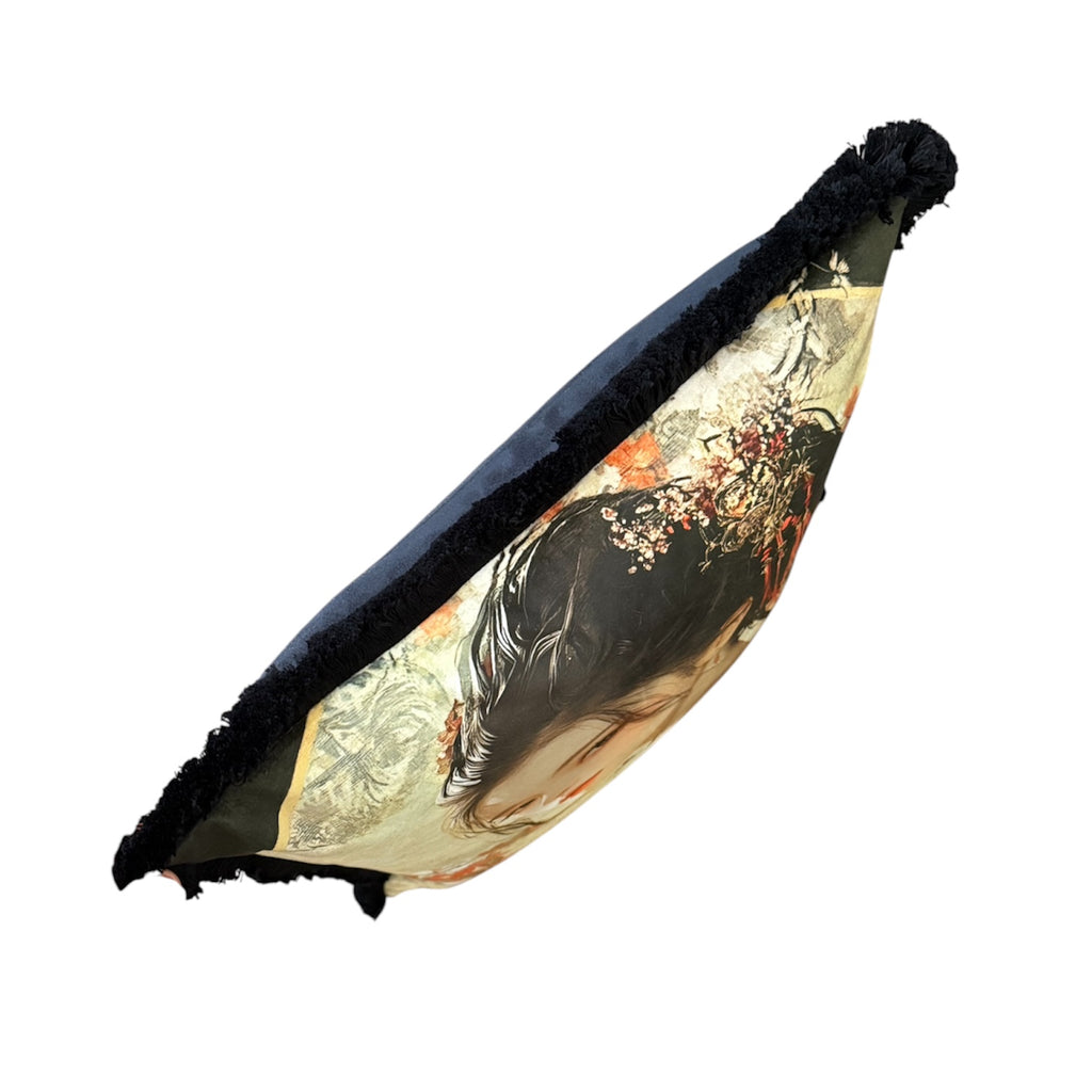 Samtweiches Kissen Geisha