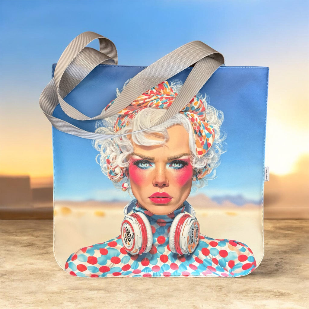 Shopper Tasche Digitalprint Space Woman