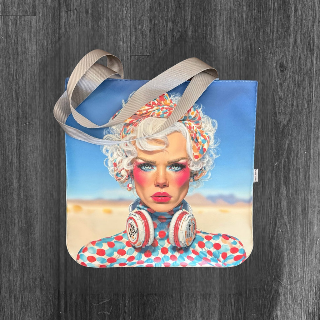Shopper Tasche Digitalprint Space Woman