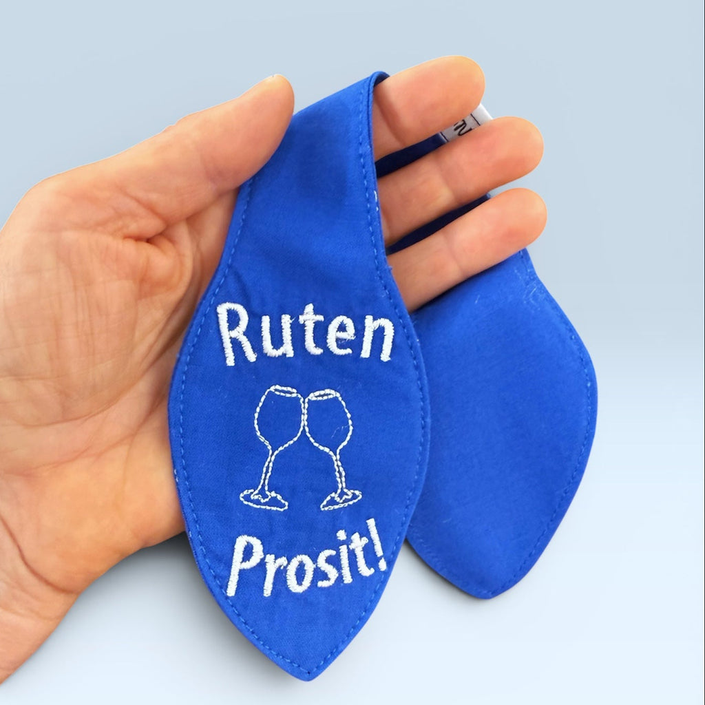 Schleife mit Ruten Prosit Stickerei