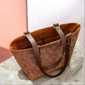 Shopper Tasche Brown Snake mit Sherry
