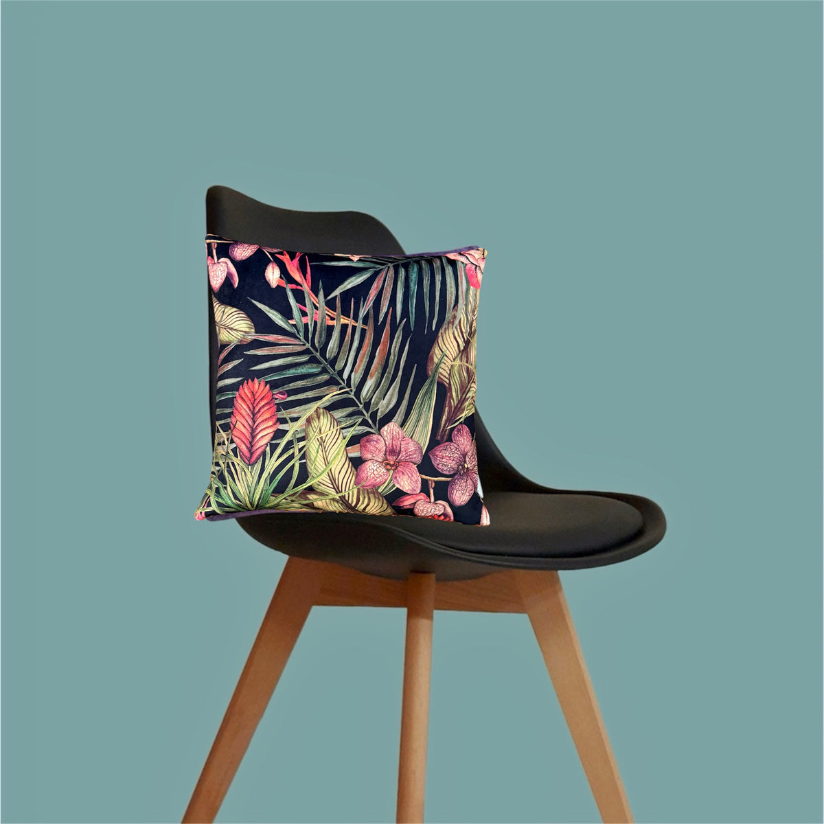 Samt Kissen Jungle 40x40 cm