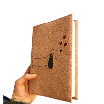 Notizbuch A5 mit Bestickung